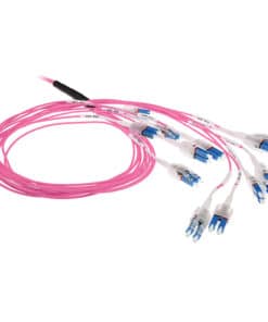 ACT 10 meter Multimode 50/125 OM4 glasvezel prefabkabel 24F LC Polarity Twist
