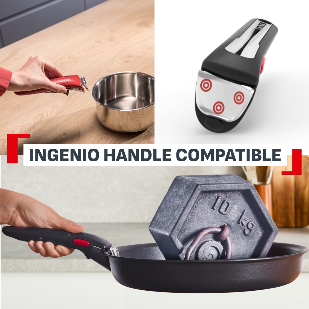 Tefal Ingenio Excellence Ceram keramische 11-delige pannenset - stapelbaar - Fusion Core - inductie - Afbeelding 6