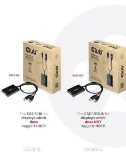 CLUB3D DisplayPort to Dual Link DVI-D HDCP OFF version Active Adapter M/F for Apple Cinema Displays - Afbeelding 6