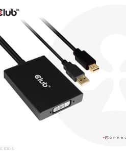 CLUB3D Mini DisplayPort to Dual Link DVI, HDCP OFF version for Apple Cinema Displays Active Adapter - Afbeelding 8