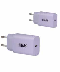 CLUB3D 2-Pack USB-C Charger 30Watt Paars