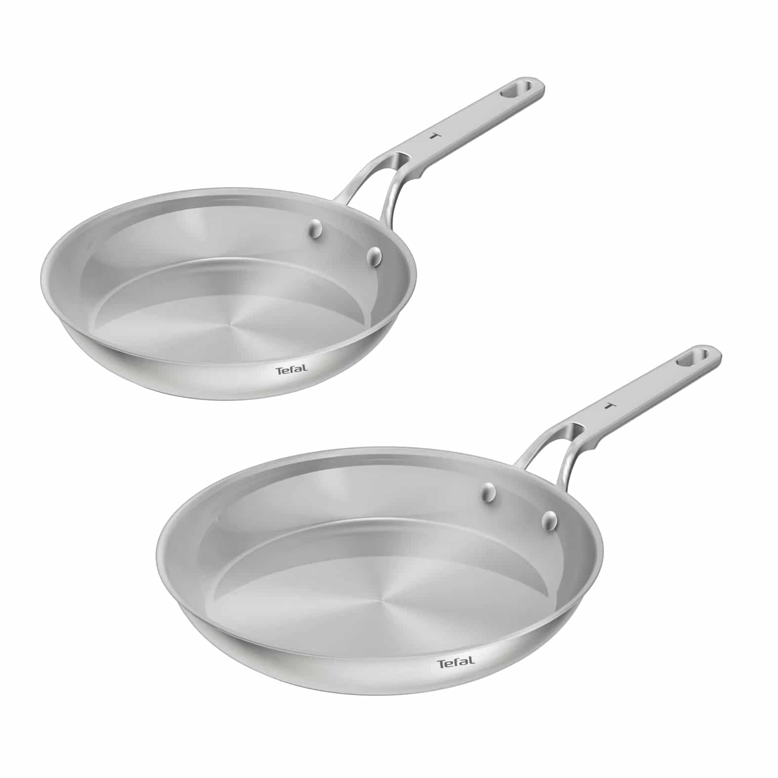 Tefal Extreme koekenpannenset zonder coating 24/28 cm - inductie