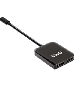 CLUB3D USB3.2 Gen2 Type-C(DP Alt-Mode) to DisplayPort Dual Monitor 4K60Hz M/F MST hub - Afbeelding 8