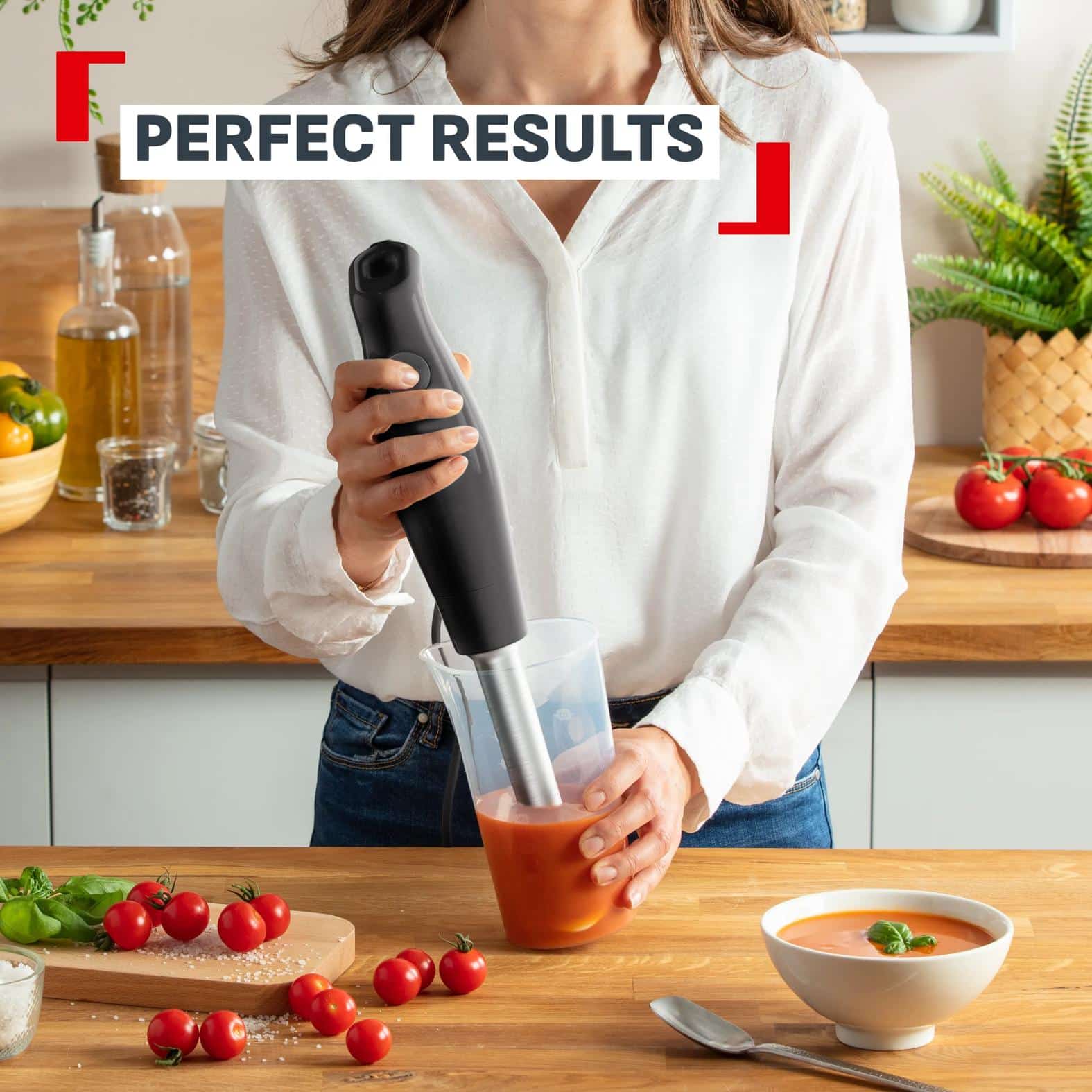 Tefal Turbomix staafmixer - HB1218 Blender