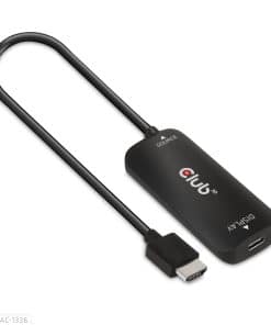 CLUB3D HDMI + Micro USB to USB Type-C 4K120Hz or 8K30Hz M/F Active Adapter