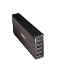 CLUB3D USB Type A and C Power Charger, 5 ports up to 111W - Afbeelding 2