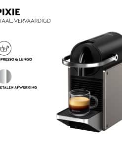 Krups Pixie XN306T koffiemachine, titan - Afbeelding 3