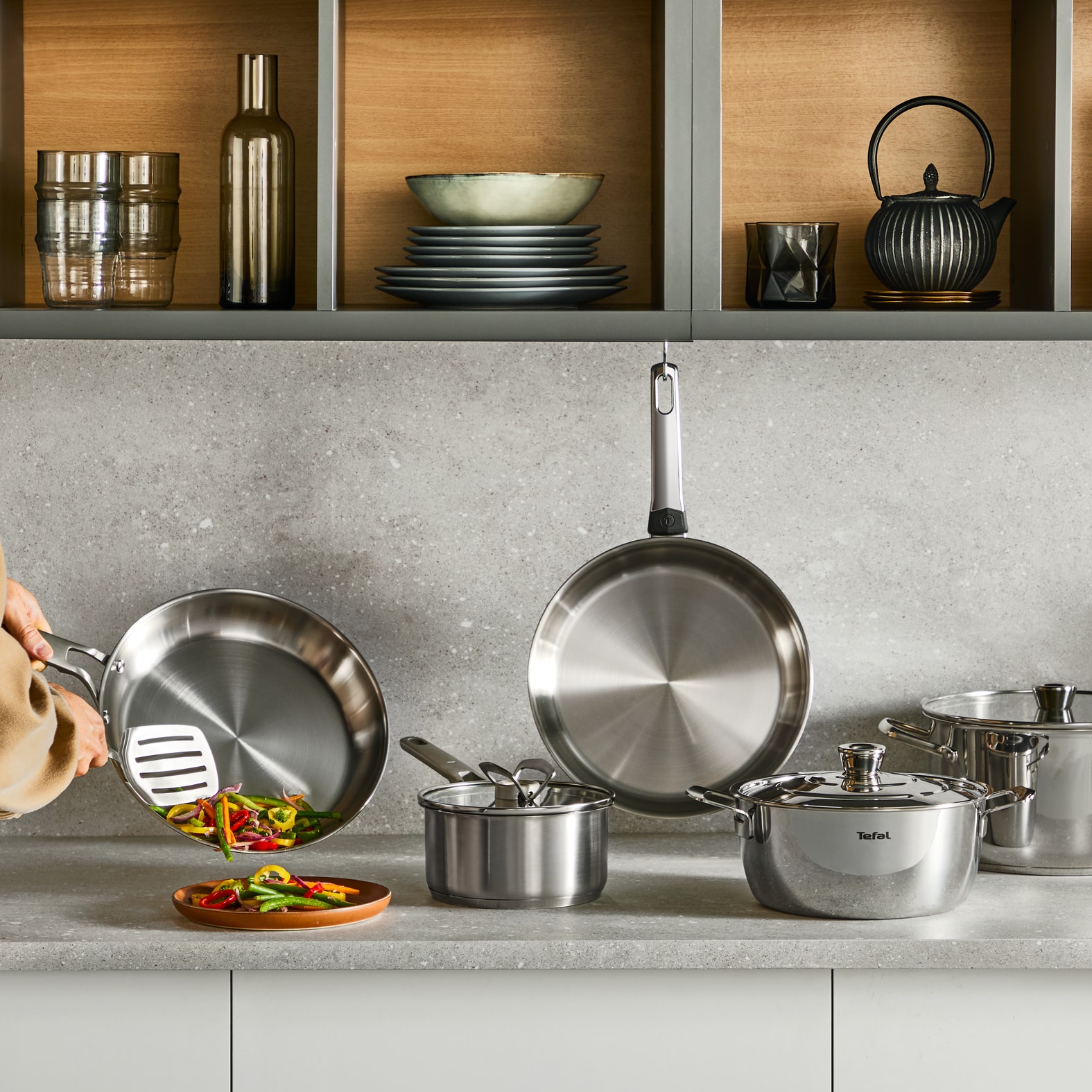 Tefal Extreme koekenpan zonder coating 24 cm - inductie - Afbeelding 6