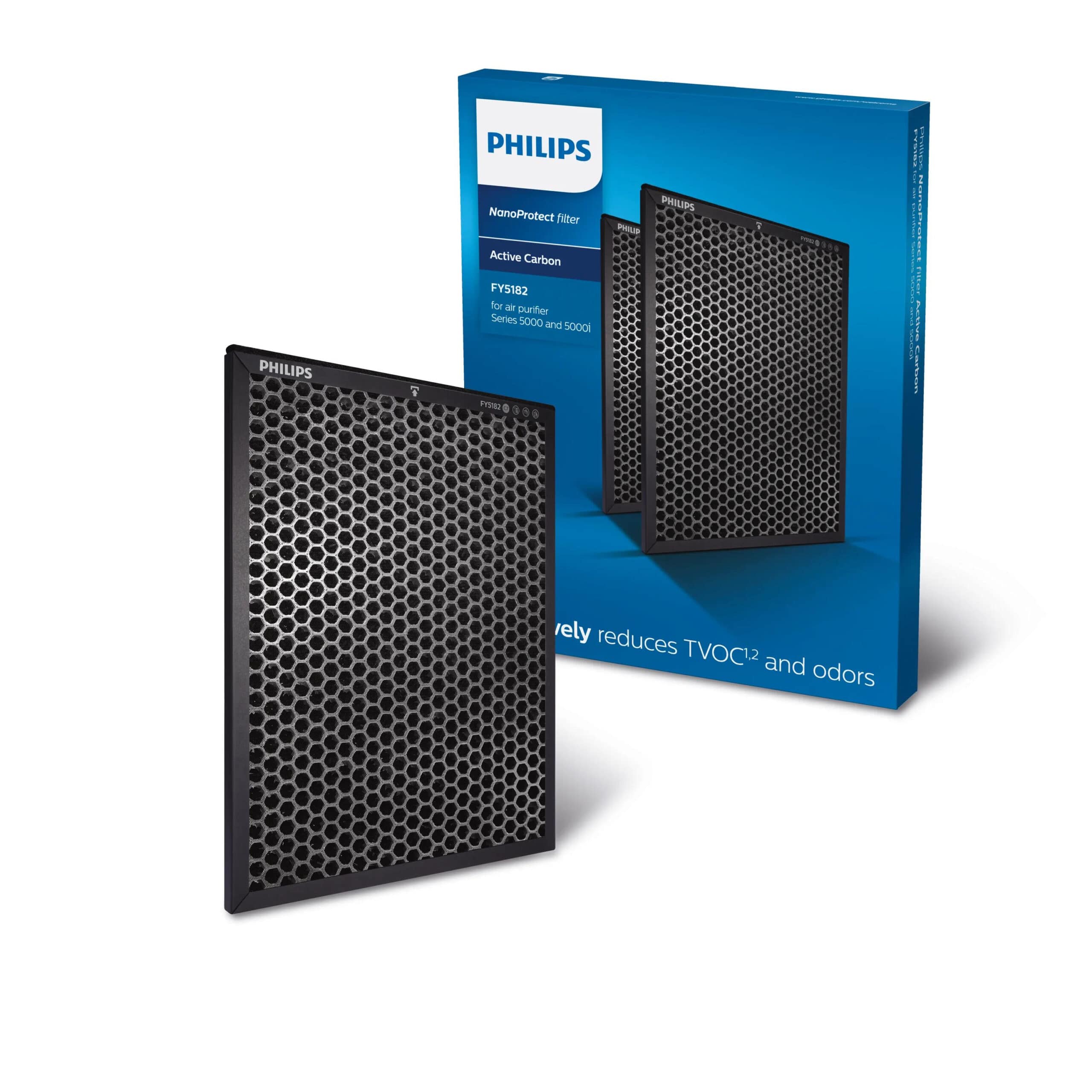 Philips 5000 series Vermindert TVOC's*, vermindert geuren, Active Carbon-filter