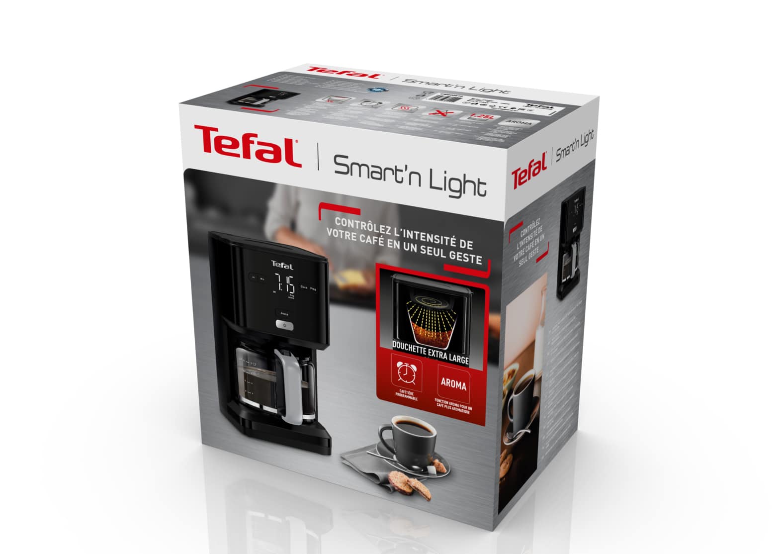 Tefal Smart'N Light CM6008 koffiezetapparaat - Afbeelding 5