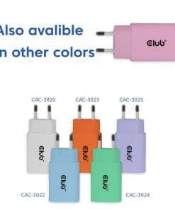 CLUB3D CAC-3021 oplader voor mobiele apparatuur Smartphone, Universeel Roze AC Snel opladen Binnen - Afbeelding 6