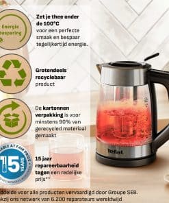 Tefal Element BJ760D 1,7 L waterkoker met temperatuurregeling - Afbeelding 4
