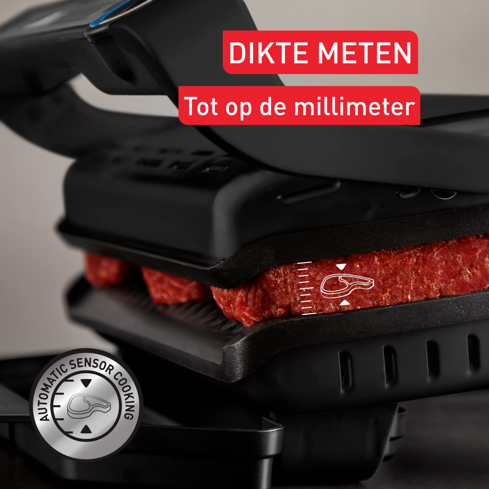 Tefal OptiGrill + OptiGrill+ GC7178 intelligente contactgrill - Afbeelding 4