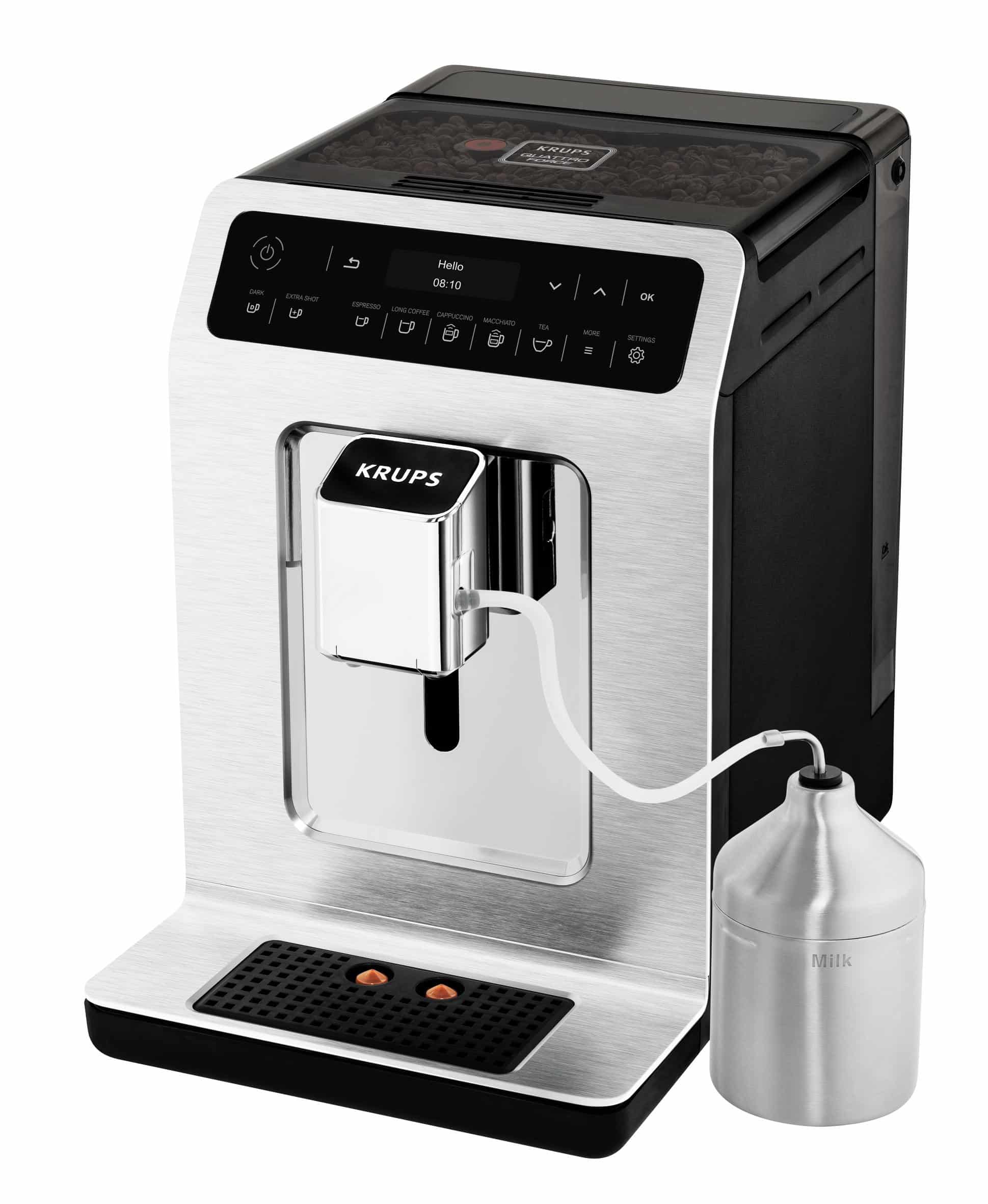Krups Evidence volautomatische espressomachine - Chrome EA891C - Afbeelding 5