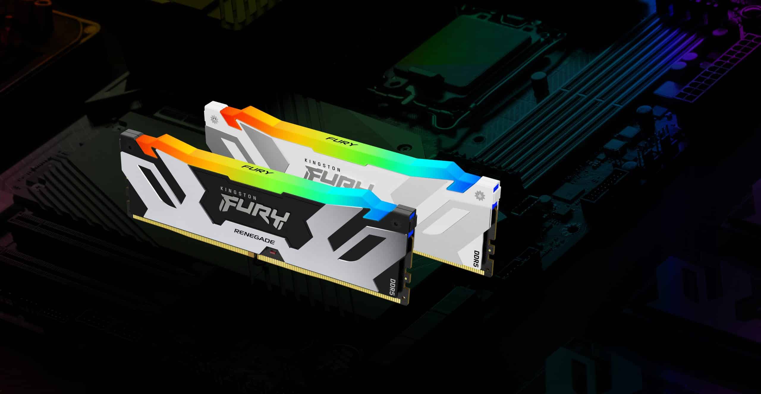 Kingston Technology FURY 32GB 6400MT/s DDR5 CL32 DIMM Renegade RGB White XMP - Afbeelding 5