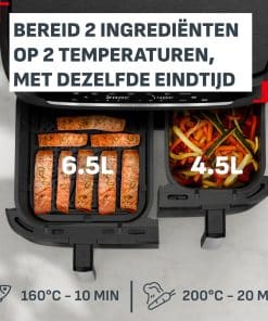 Tefal Ever Fry Dual XXL Dubbele air fryer met infraroodtechnologie - 7 programma's - 11L EY9478E0 - Afbeelding 3