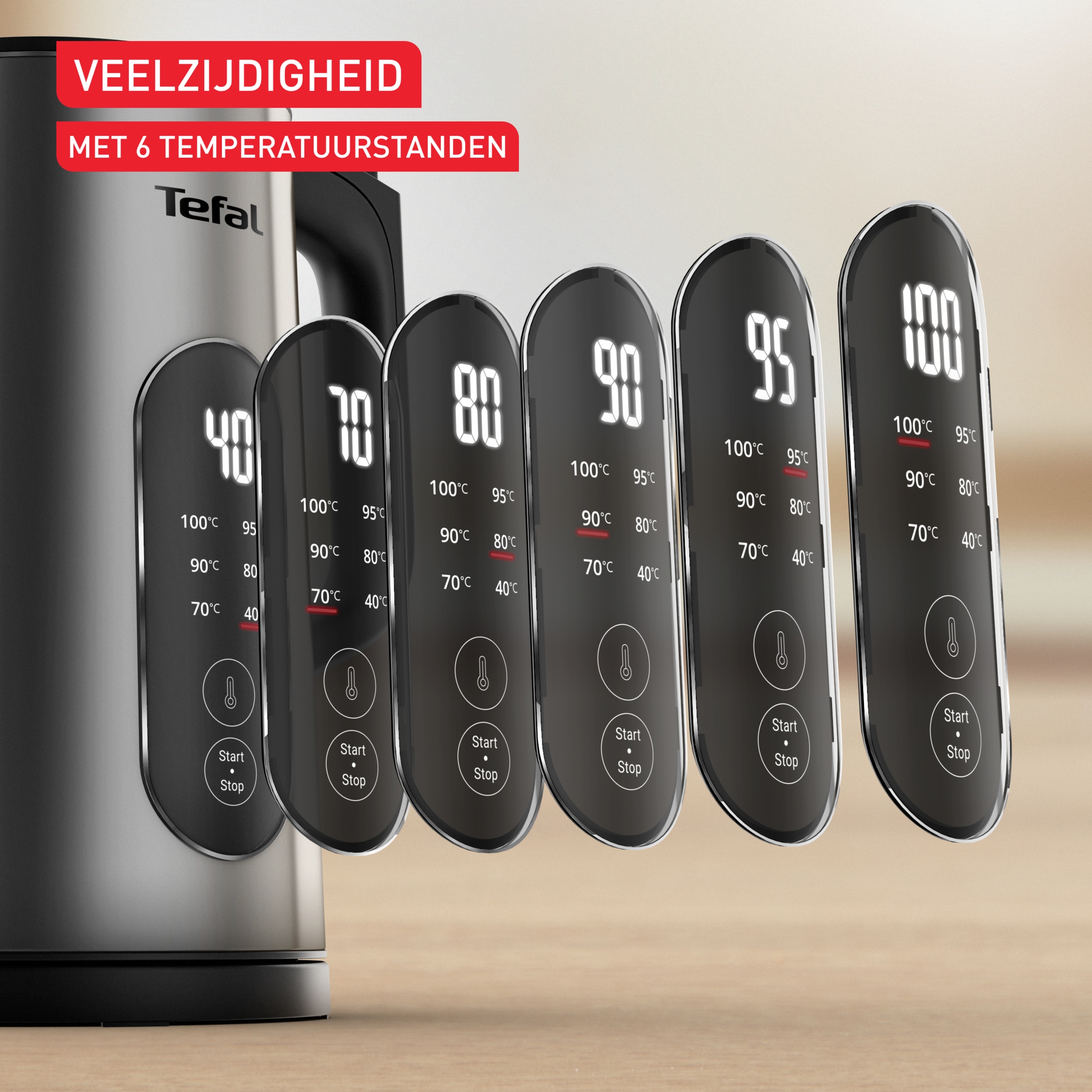 Tefal Selection KI871D waterkoker met temperatuurregeling - Afbeelding 6