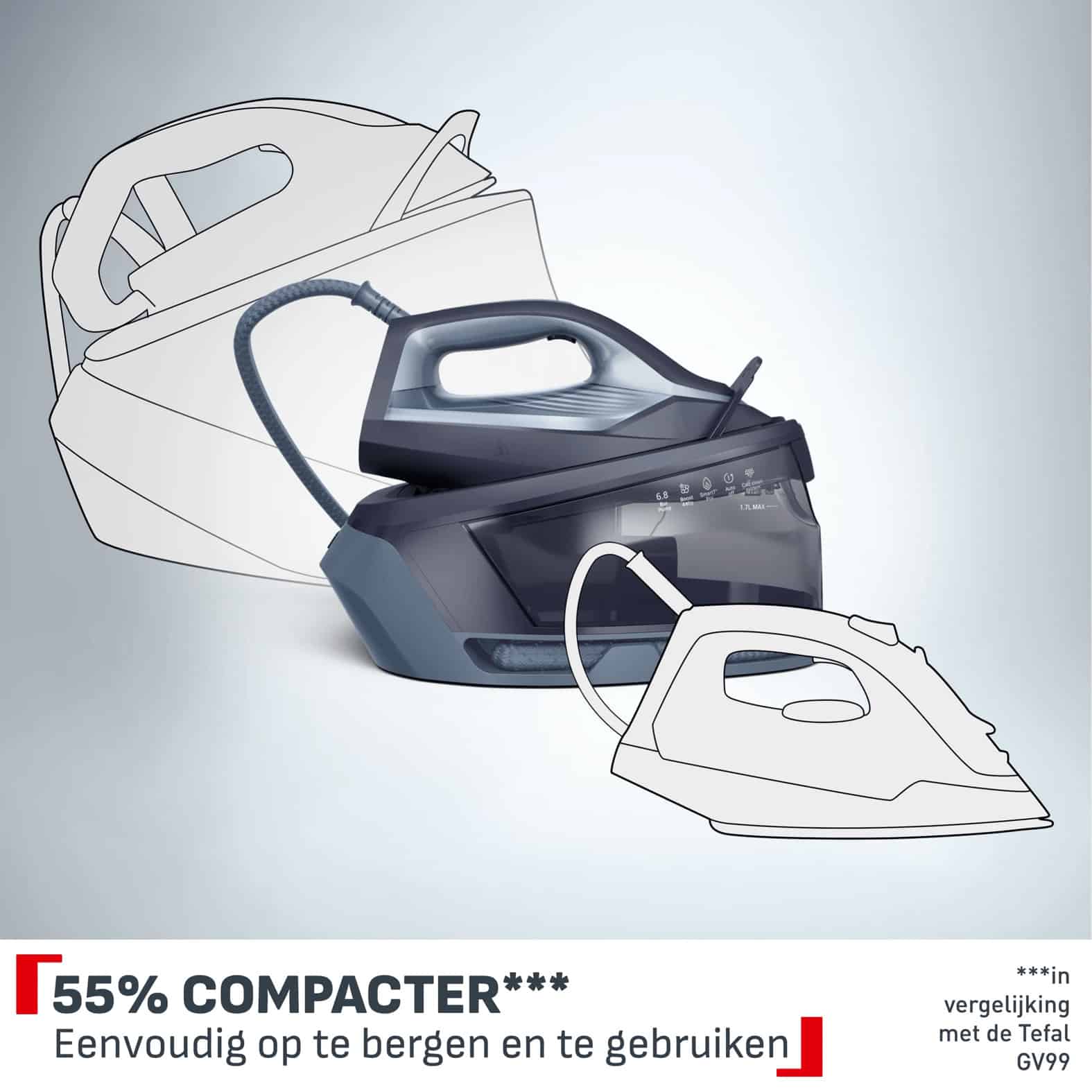 Tefal Power Pro Compact 300 SV6223 stoomgenerator - Afbeelding 5