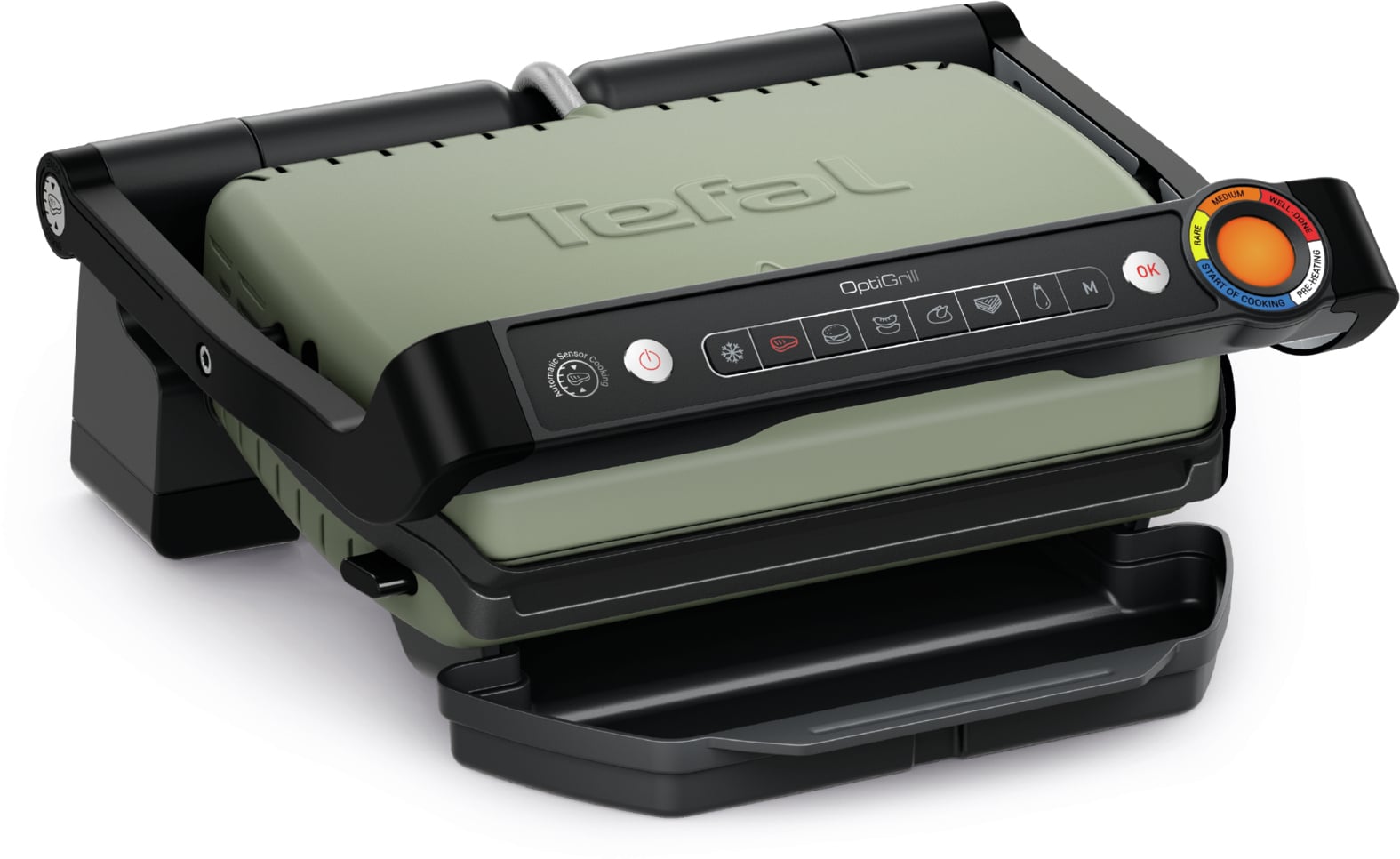 Tefal OptiGrill Eco Design OptiGrill GC71EL Intelligente contactgrill - Keramische platen - 6 automatische programma's