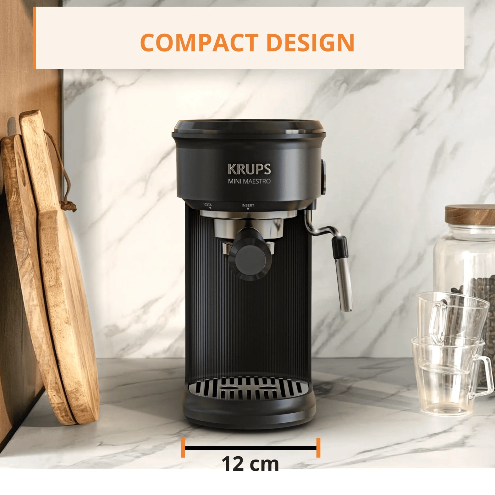 Krups Mini Maestro XP3508 Espressomachine - Pistonmachine - Afbeelding 3
