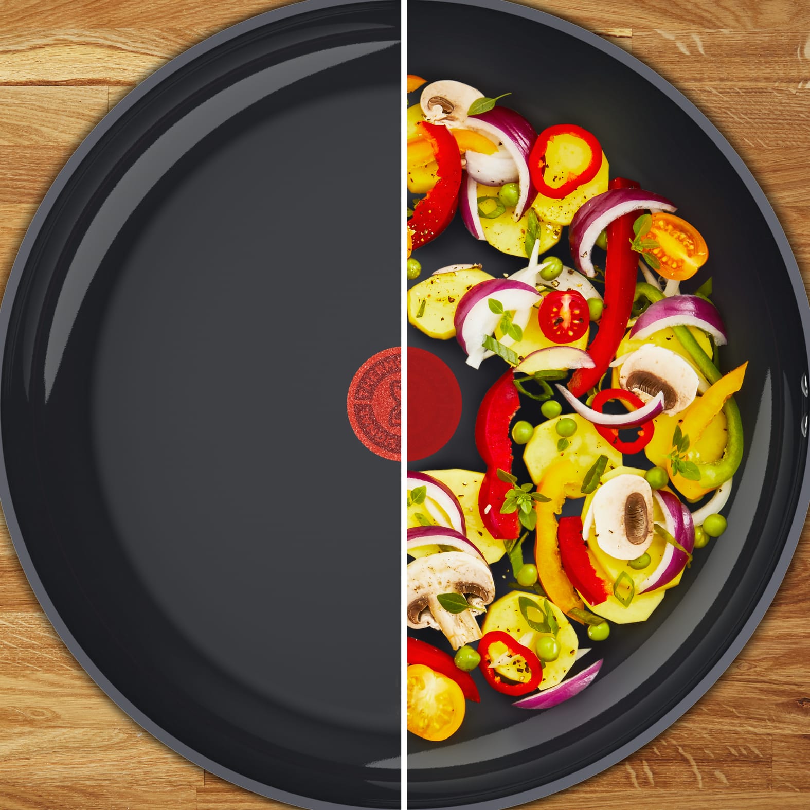 Tefal Change Black keramische hapjespan 24 cm - inductie - Afbeelding 5