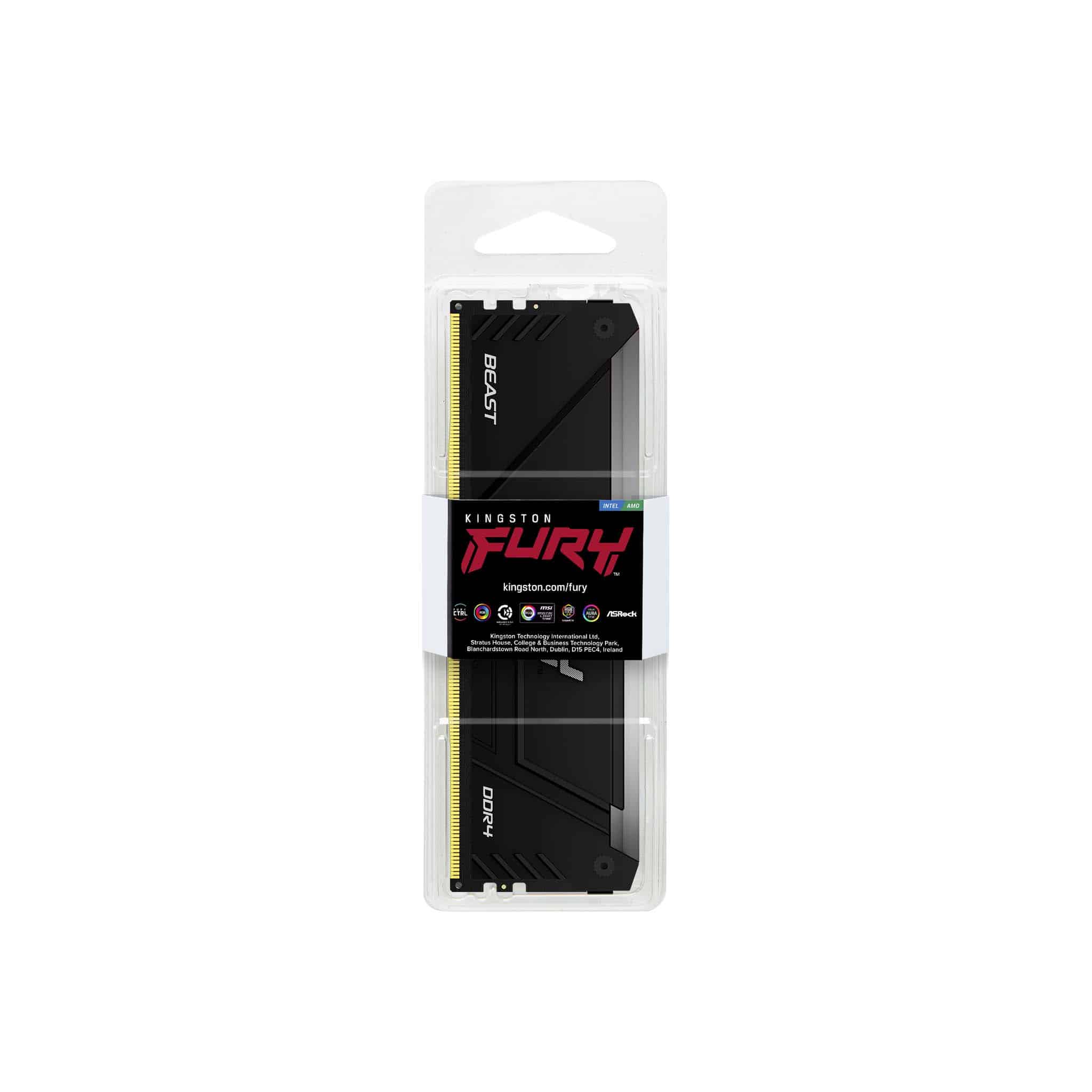 Kingston Technology FURY Beast 16GB 3200MT/s DDR4 CL16 DIMM 1Gx8 RGB - Afbeelding 3