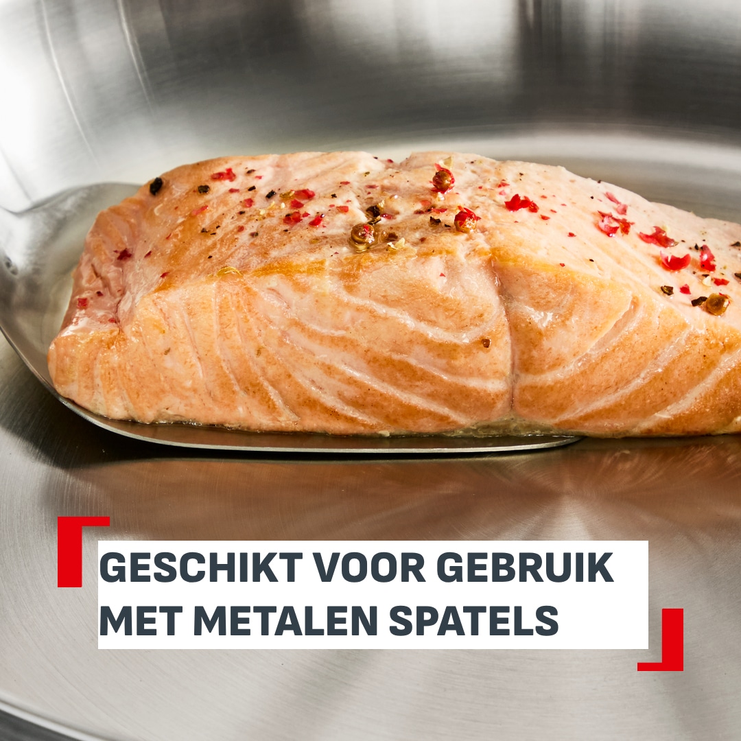 Tefal Extreme koekenpan zonder coating 28 cm - inductie - Afbeelding 5