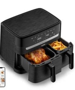 Tefal Easy Fry EY901N Dubbel 8,3 l Vrijstaand 2700 W Heteluchtfriteuse Zwart - Afbeelding 3