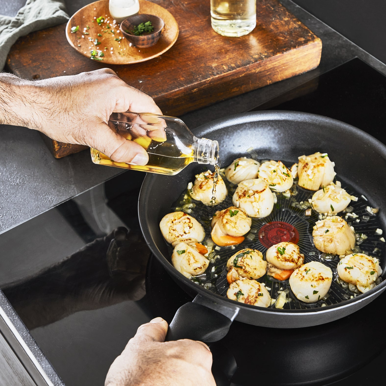 Tefal Unlimited pannenset 3-delig (koekenpan 24/28, wokpan 28) - inductie - Afbeelding 5