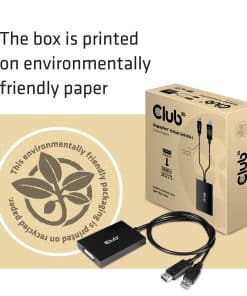CLUB3D DisplayPort to Dual Link DVI-D HDCP AAN versie Actieve Adapter M/V - Afbeelding 6