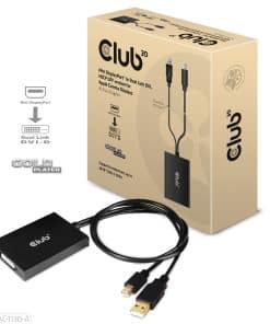 CLUB3D Mini DisplayPort to Dual Link DVI, HDCP OFF version for Apple Cinema Displays Active Adapter