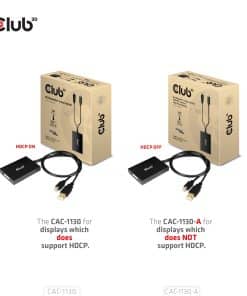 CLUB3D Mini DisplayPort to Dual Link DVI, HDCP OFF version for Apple Cinema Displays Active Adapter - Afbeelding 6