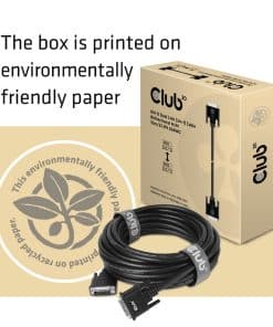 CLUB3D DVI-D Dual Link 24+1 M/M Cable 3m/9.84ft Bidirectional 28AWG - Afbeelding 6
