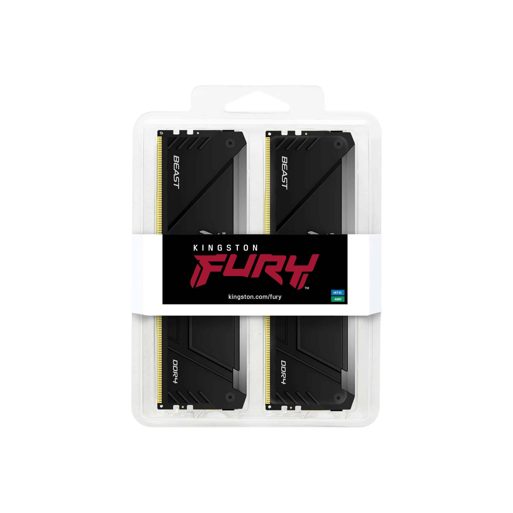Kingston Technology FURY Beast 16GB 3200MT/s DDR4 CL16 DIMM (Sets van 2) RGB - Afbeelding 3