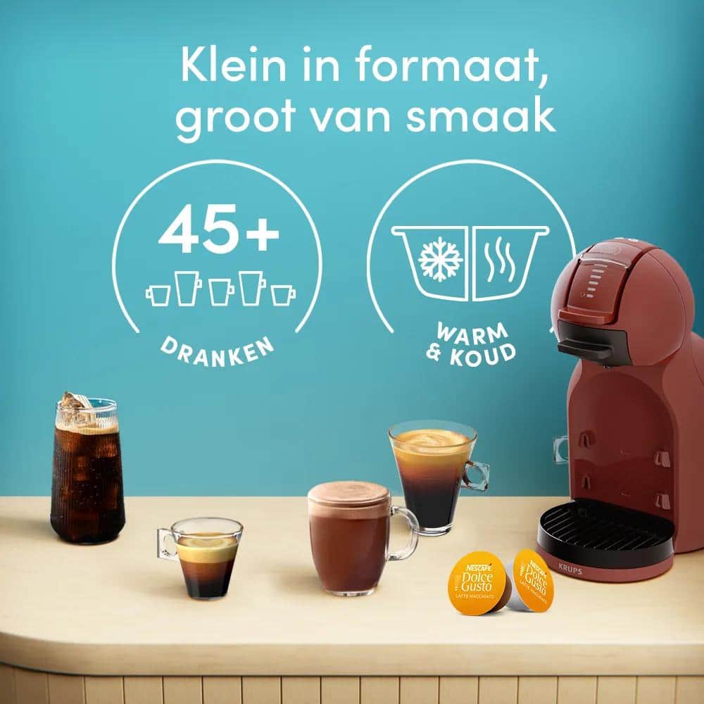 Krups Mini Me NESCAFÉ Dolce Gusto 2 KP1435 koffiecupmachine - Afbeelding 7