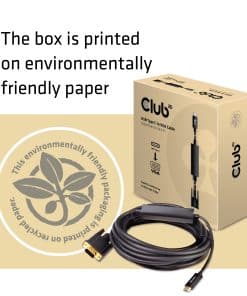 CLUB3D USB Type C to VGA Active Cable M/M 5m/