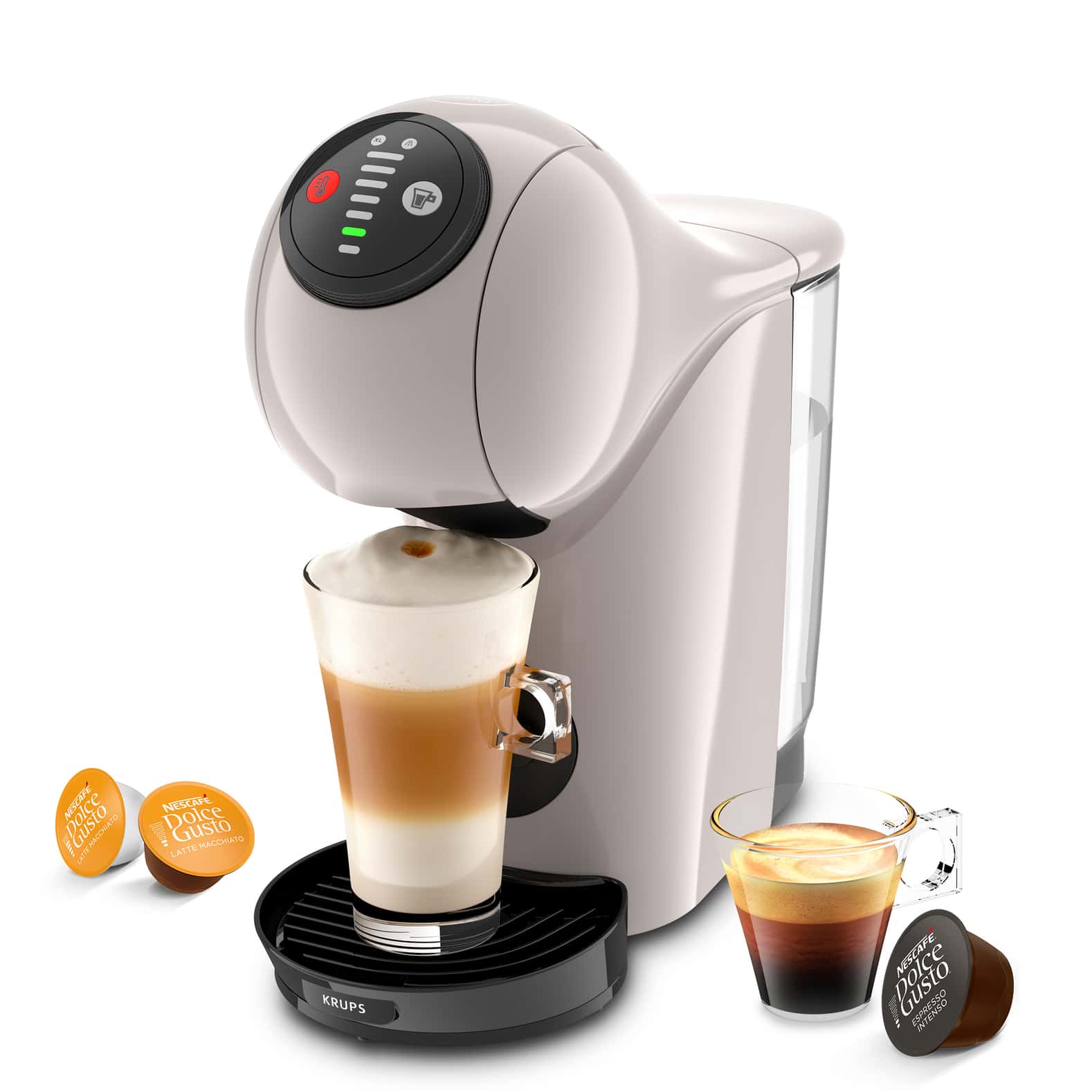 Krups NESCAFÉ DOLCE GUSTO NESCAFÉ Dolce Gusto KP243A GENIO S koffiecupmachine taupe