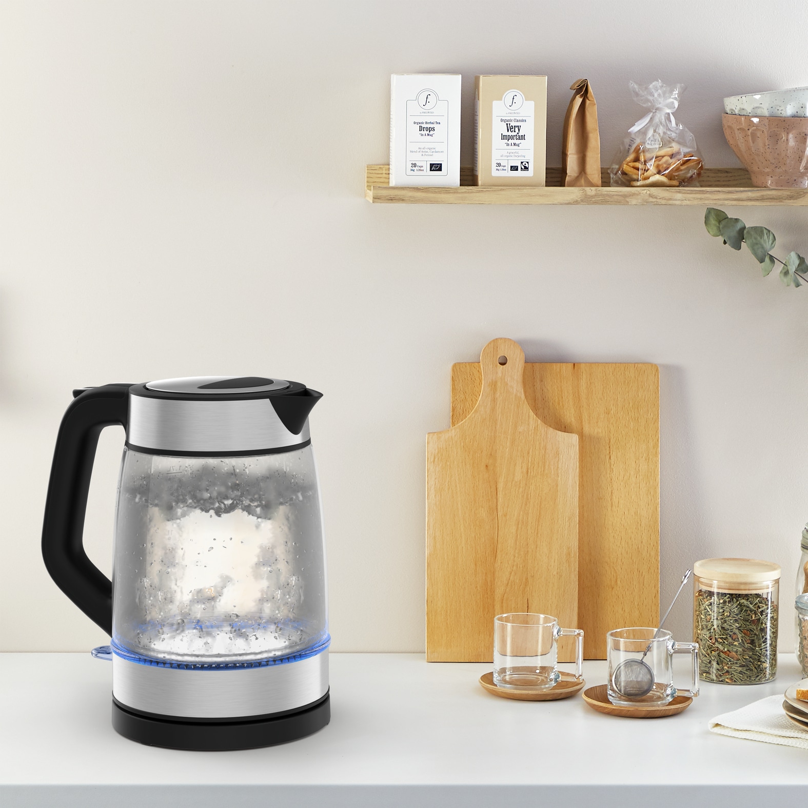 Tefal Glass Kettle KI6058 1,7L waterkoker - Afbeelding 7