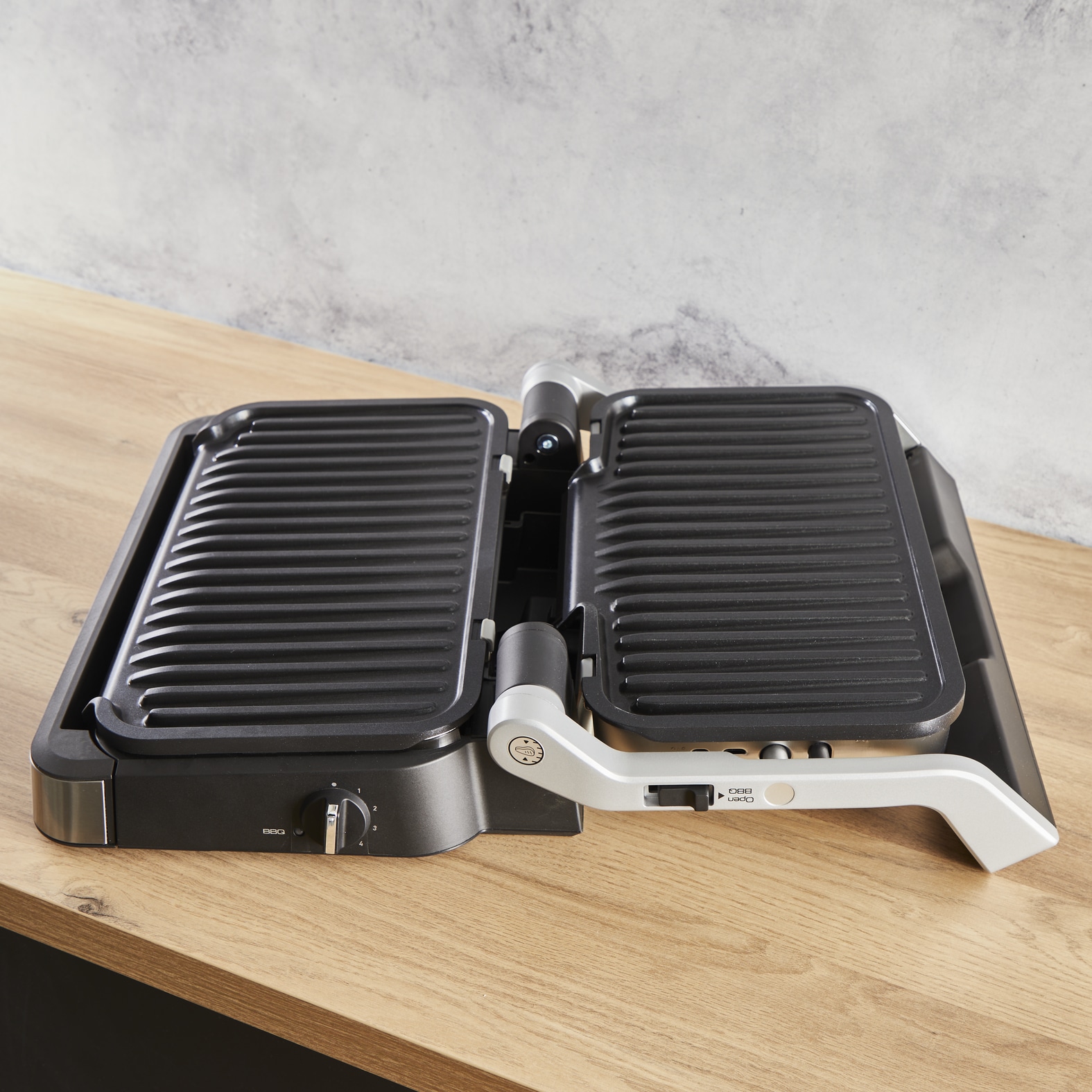 Tefal OptiGrill 2in1 XL OptiGrill 4in1 XL GC784D Slimme contactgrill met bbq-functie - 12 automatische programma's - Afbeelding 8