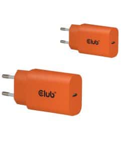 CLUB3D CAC-3023 oplader voor mobiele apparatuur Smartphone, Universeel Oranje AC Snel opladen Binnen