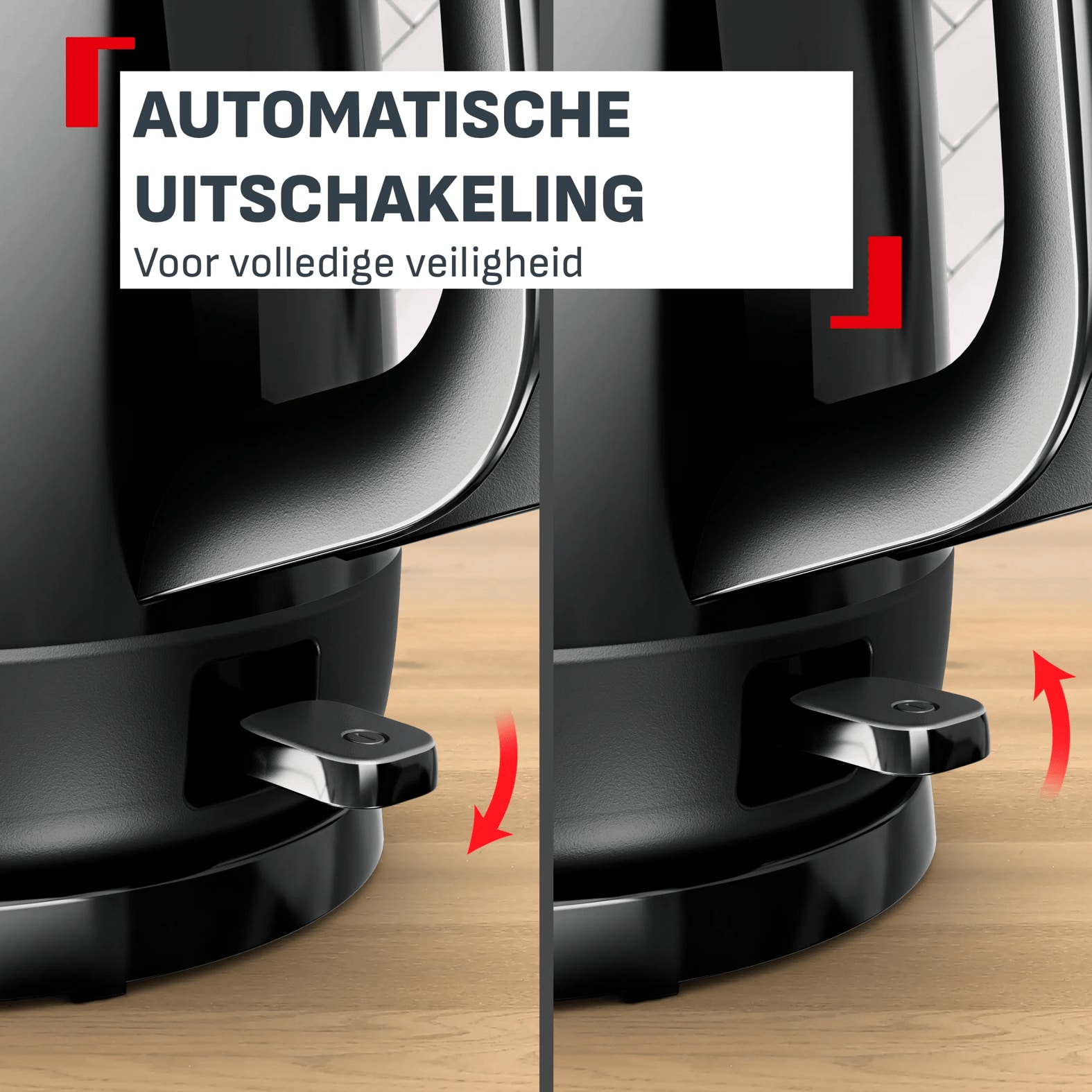 Tefal Express KO1E08 waterkoker 1,7L - snel kokend - 2400 W - automatische uitschakeling KO1E08E0 - Afbeelding 3