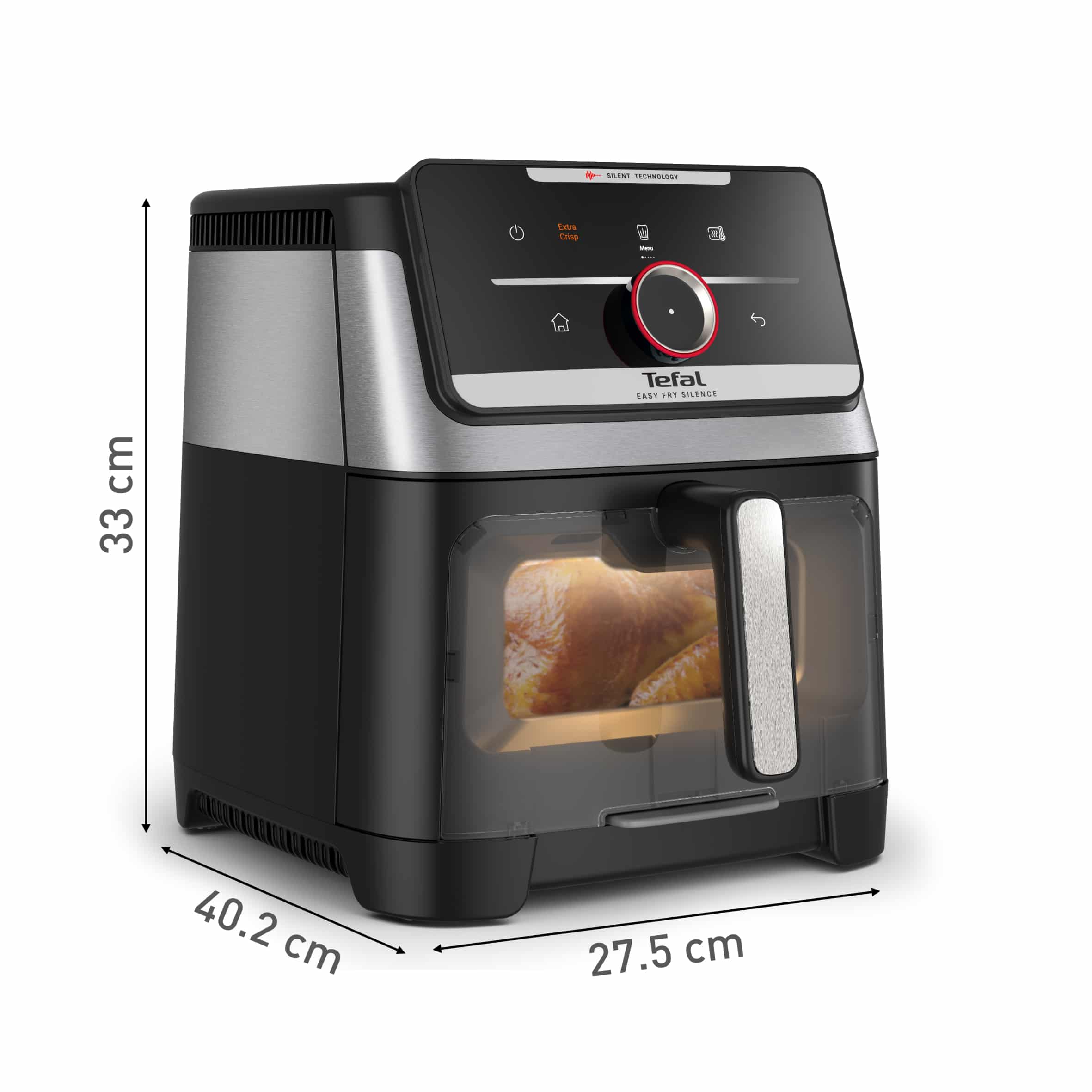 Tefal Easy Fry Smart & Silence XXL EY876D Stille air fryer met kijkvenster - Smart Assist - 7 L - Afbeelding 3