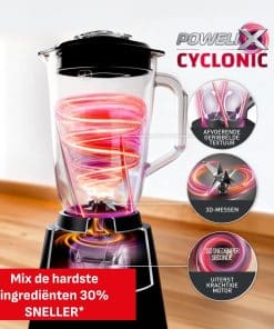 Tefal Blendforce 3 BL5958 Blender met glazen kan - 2 snelheden en pulsfunctie - 1,25 L - Afbeelding 3