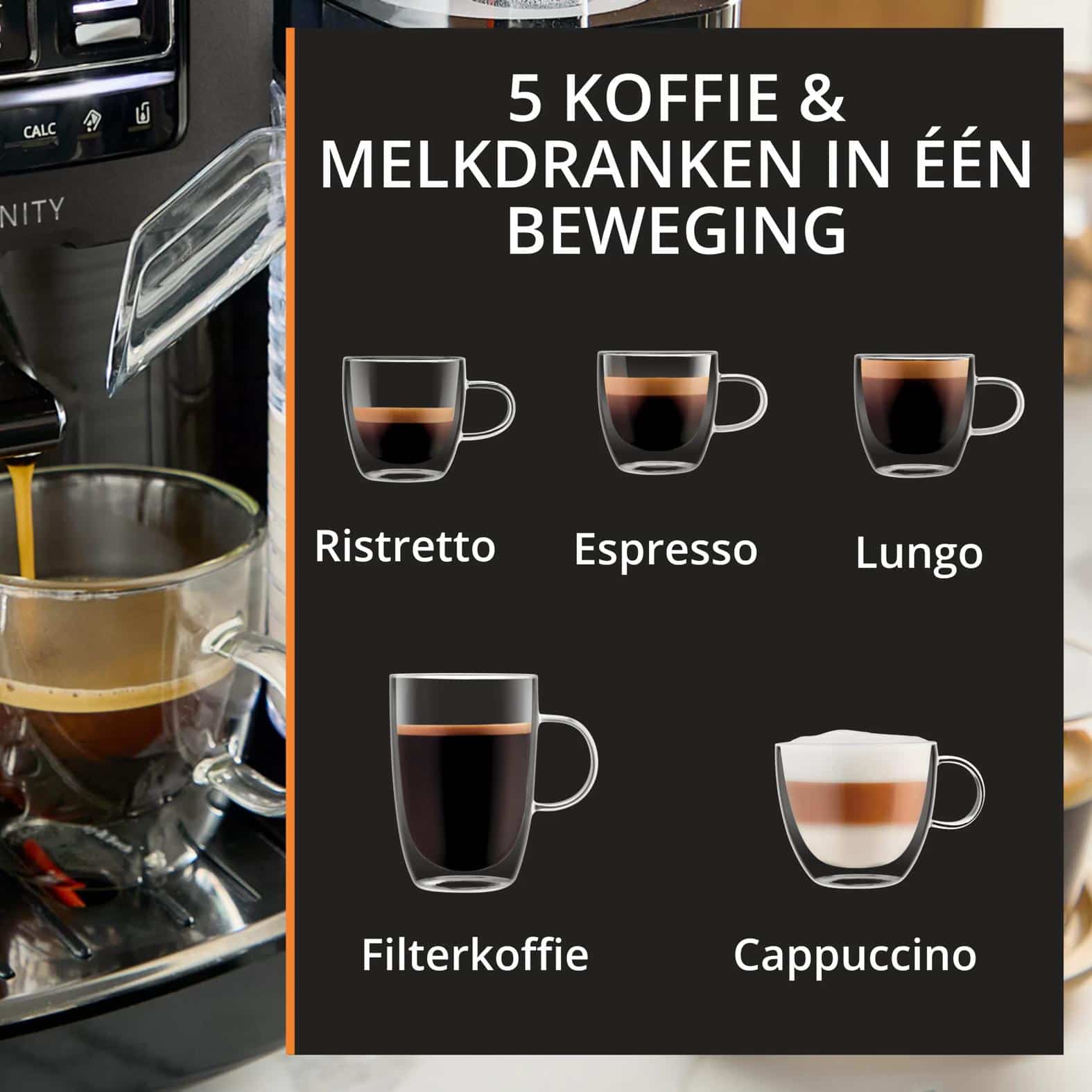 Krups Serenity Milk EA402H volautomatische koffiemachine - Afbeelding 3