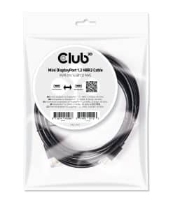 CLUB3D Mini DisplayPort 1.2 HBR2 Cable M/M 2meter 4K60Hz - Afbeelding 4