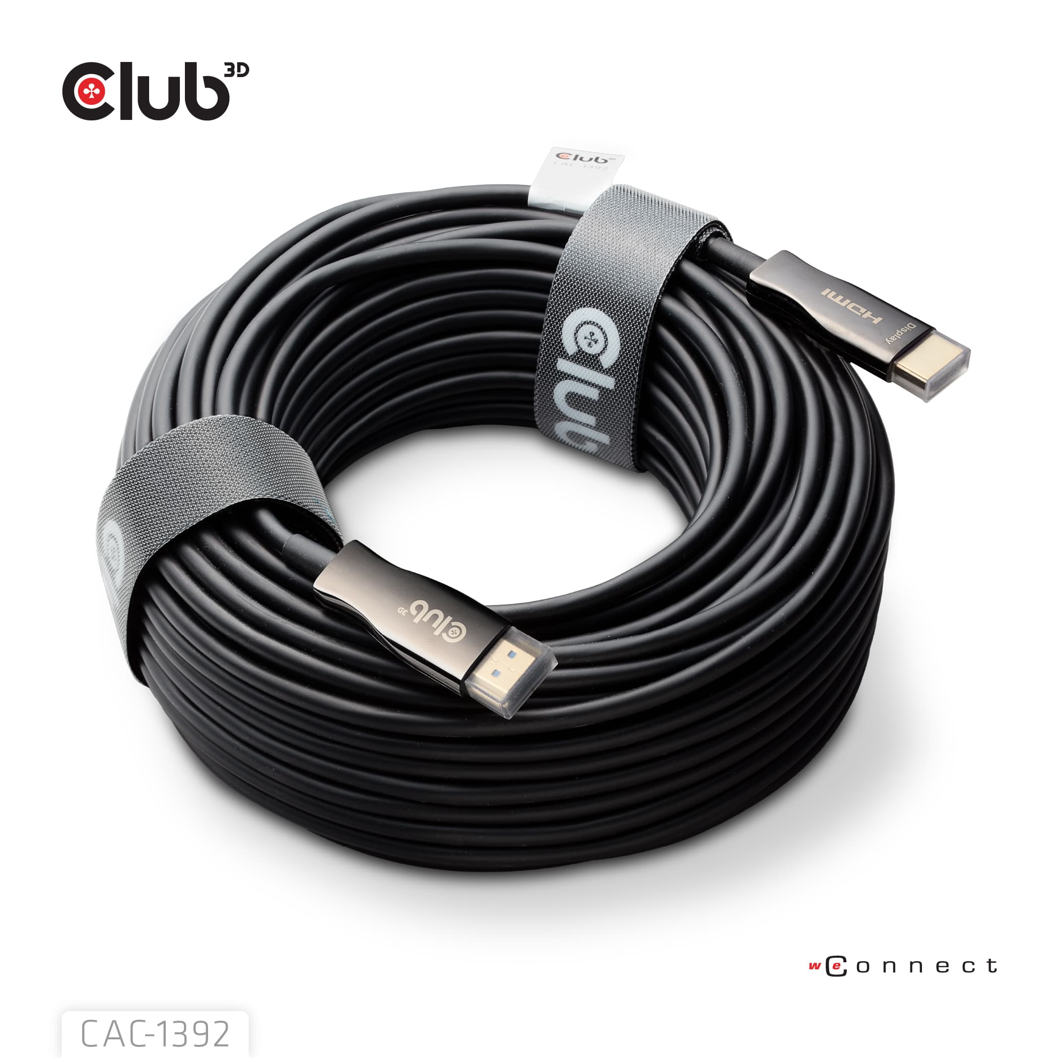 CLUB3D HDMI Hybrid AOC Cable 8K60Hz/4K120Hz 30m / 98.42 ft - Afbeelding 6