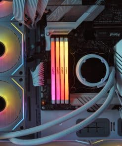 Kingston Technology FURY 32GB 6400MT/s DDR5 CL32 DIMM Renegade RGB White XMP - Afbeelding 6