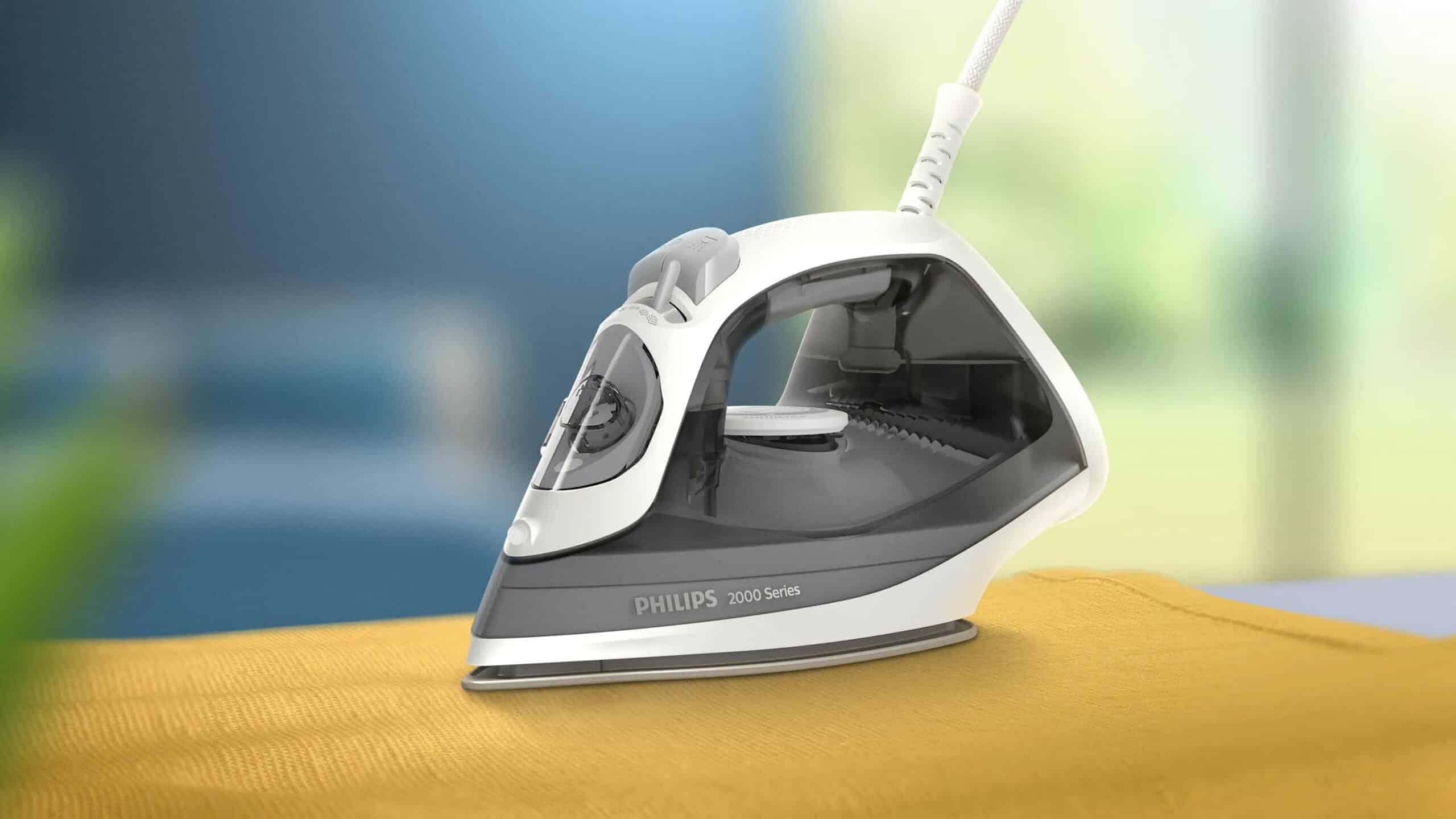 Philips 2000 series DST2020/80 strijkijzer Stoomstrijkijzer Keramische zoolplaat 2000 W Grijs - Afbeelding 2