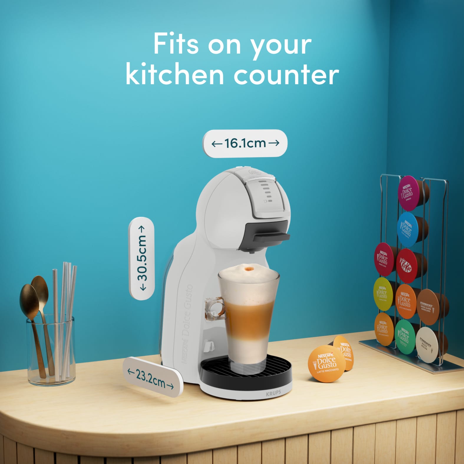 Krups NESCAFÉ Dolce Gusto Mini Me 2 KP143G koffiecupmachine - Afbeelding 6