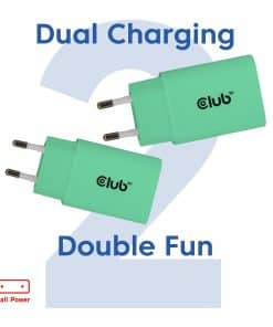 CLUB3D 2-Pack USB-C oplader 30Watt Groen - Afbeelding 2